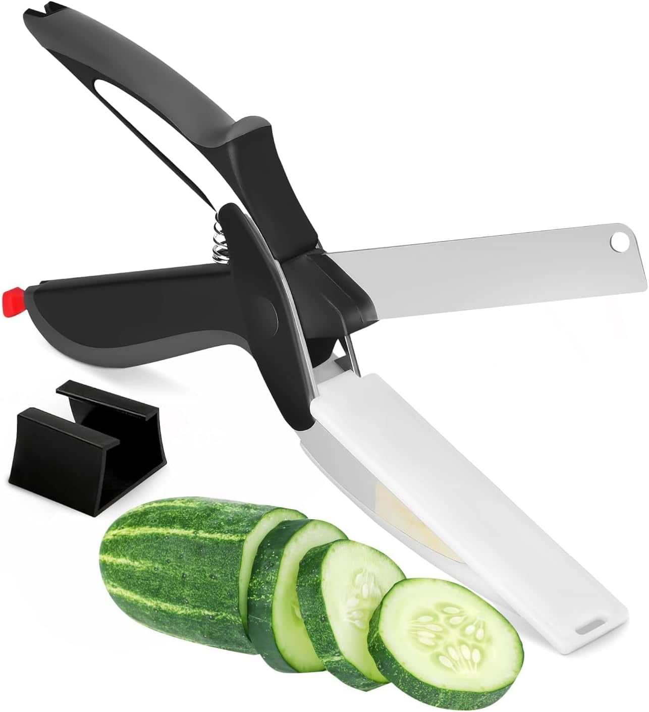 Cutting Board Scissors - 2 In 1 Stainless Steel Vegetable Scissors ...