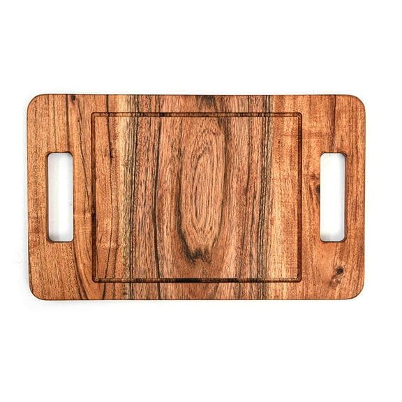 Cutting Board Series, Acacia Wood Cutting Boards for Kitchen, Wooden Serving Charcuterie Board, Organic Wood Board, Ideal for Chopping Meat, Fruits, Cheese 12.25 x 7.5