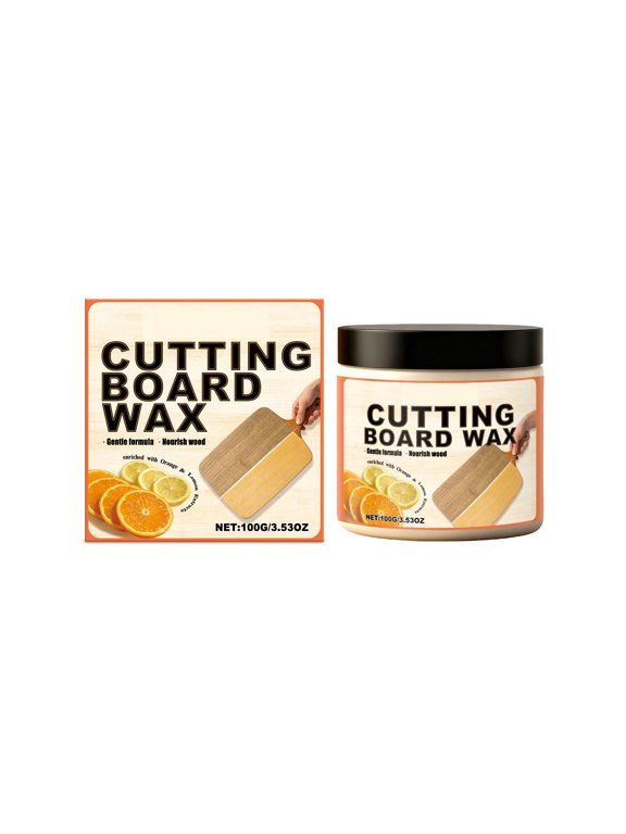 Cutting Board Wax Mineral Oil with Beeswax Butcher Block Conditioner for Cutting Boards Orange & Lemon Essential Oil Scent