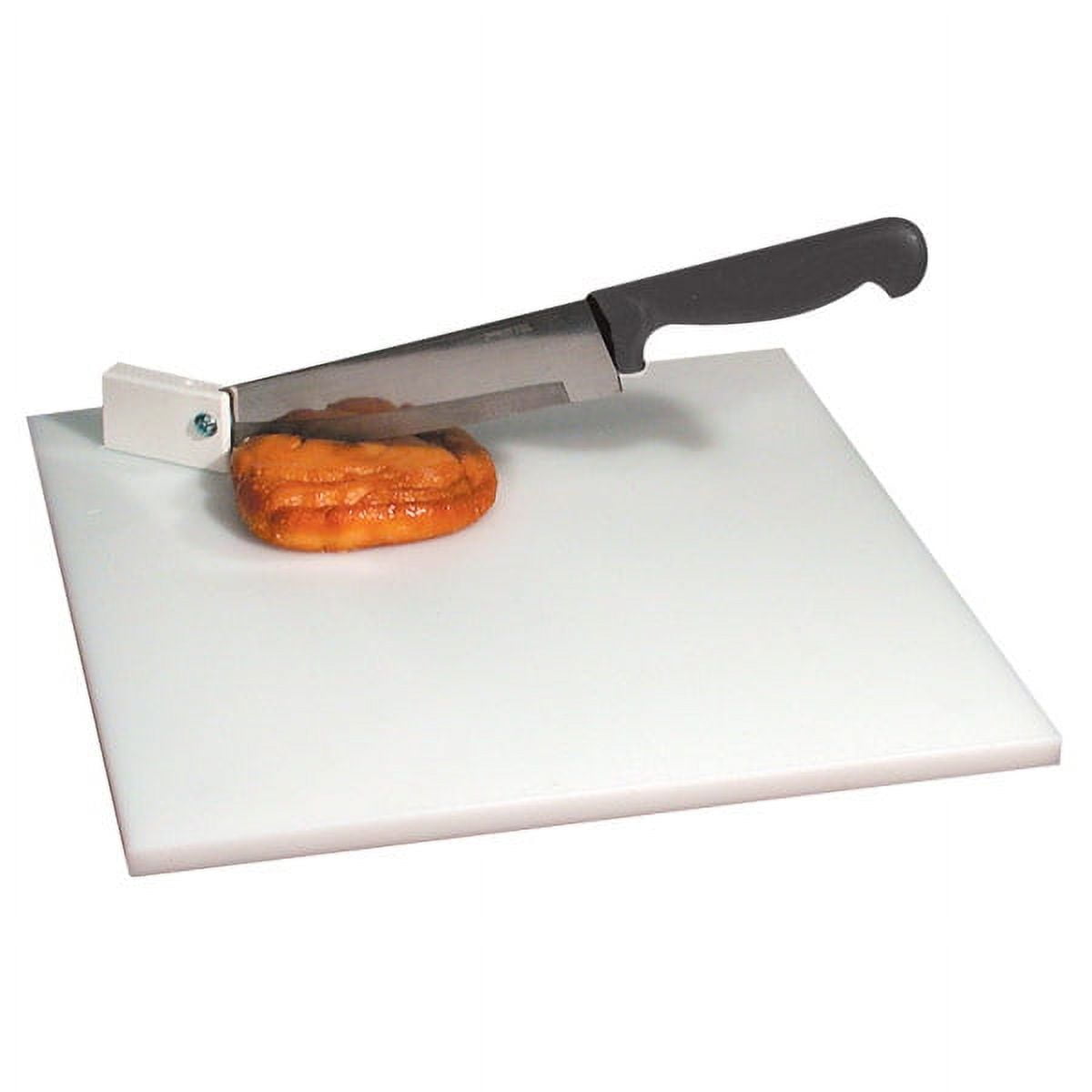 This travel cutting board with a built-in knife cuts out the