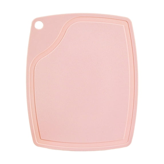 Cutting Boards for Kitchen, Plastic Cutting Board 6x8", Thick Chopping Boards for Meat, Veggies, Fruits, with Easy Grip Handle,Dishwasher Safe (Pink)