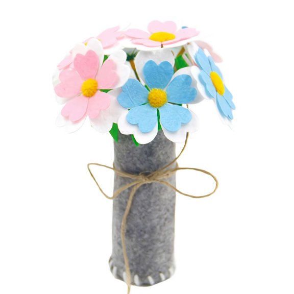 Cutting Bouquet Kit,Cutting Kit for Artificial Flowers Homemade DIY Flower Bouquet Simulation Kits,8.27x4.92inch,Multi-Functional Improves Sense of Touch Home Decor,for Mothers Day