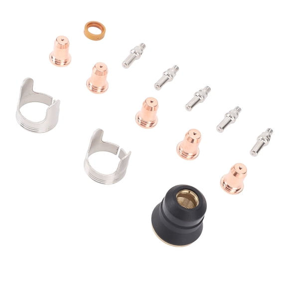 Cutting Consumables Set, Safe Tip Electrode Kit Professional Easy To Install for Industrial Use