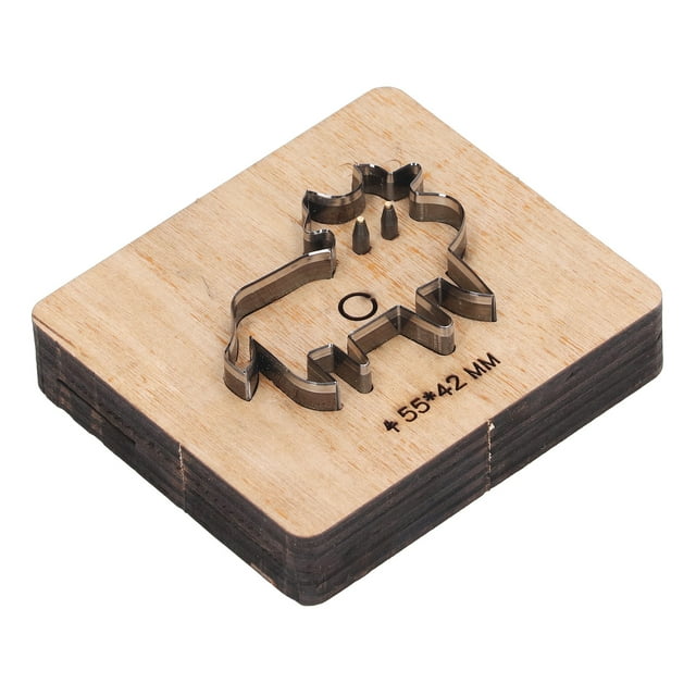 Cutting Die Cow Shape 55x42mm Leather Punching Mold Alloy Steel Sharply