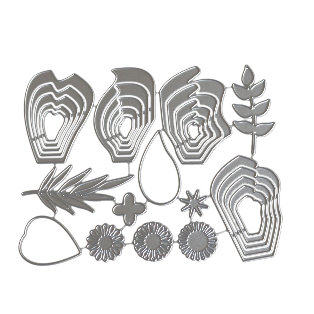 Cutting Dies Metal Stencil Template Mould DIY Metal Embossing Stencil