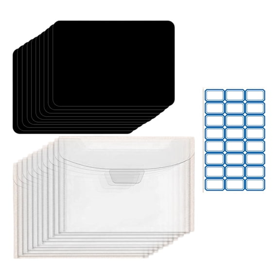 Cutting Dies Stencil Organiser Storage Bags with 0.075cm Thick Rubber Sheets for Scrapbooking Tool Storage
