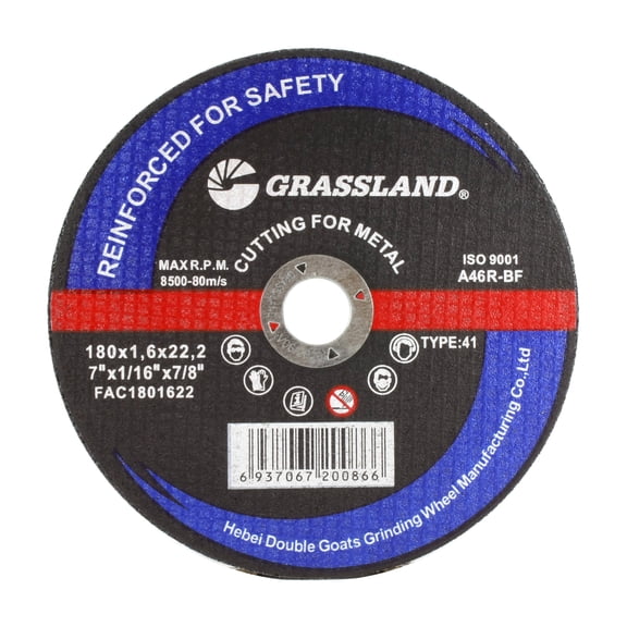 Cutting Disc, Steel Freehand Cut-off wheel - 7" x 1/16" x 7/8" - T41 - (5 PACK)