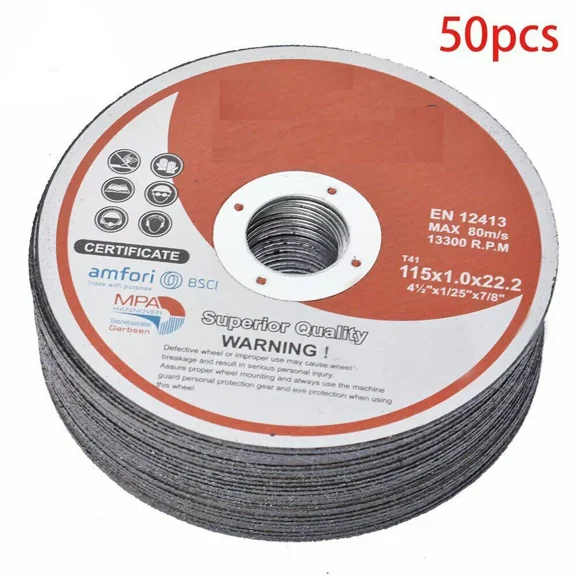 Cutting Discs 50 Pack 4.5"X.040"X7/8" Cut-Off Wheel - Metal & Stainless Steel