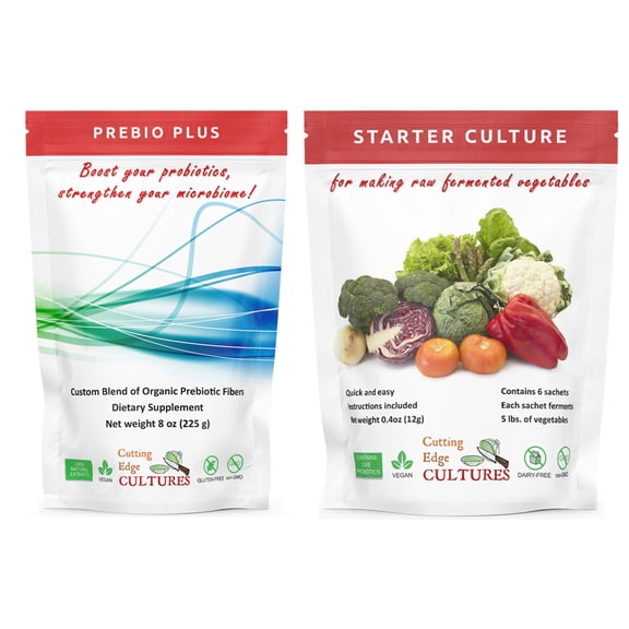 Cutting Edge Cultures Vegetable Starter Culture, 6 Pouches, 12g