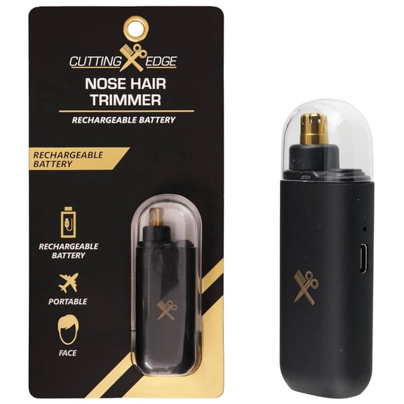 Cutting Edge Ear & Nose Rechargeable Electric Hair Trimmer Precision Cordless Groomer for Nose, Ear & Facial Hair