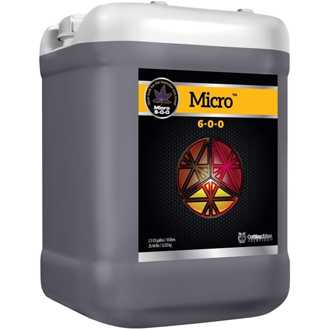 Cutting Edge CESCES2404 2.5 gal Micro 6-0-0 for Plant Life