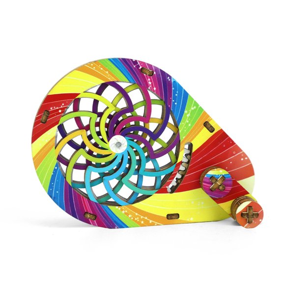 Cutting Edge Science And Education Elementary School Students' Handmade Materials DIY Visual Puzzle Technology Small Production Rotate Jellybean Toughest 3D-Puzzles Britannic Cabins Bookstore 82 136