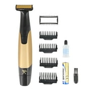 Cutting Edge Face & Body Shaver and Trimmer, Battery Operated, Wet & Dry Use, Includes Guide Combs and Cleaning Tools