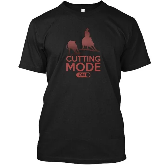 Cutting Horse T-Shirt Made in the USA Size S to 5XL