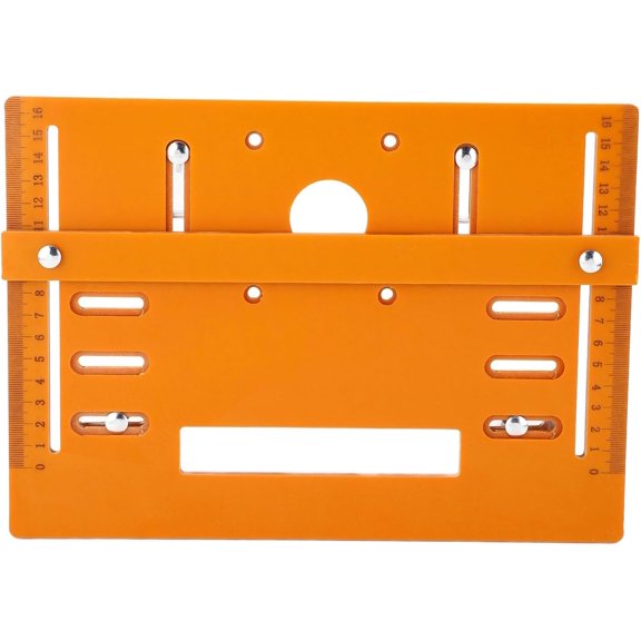 Cutting Machine Base Plate Engineering Plastics 11x7.9in for 4in Motors Circular Saw Bottom Board Universal Punching Free Power Tool Accessories for Woodworking