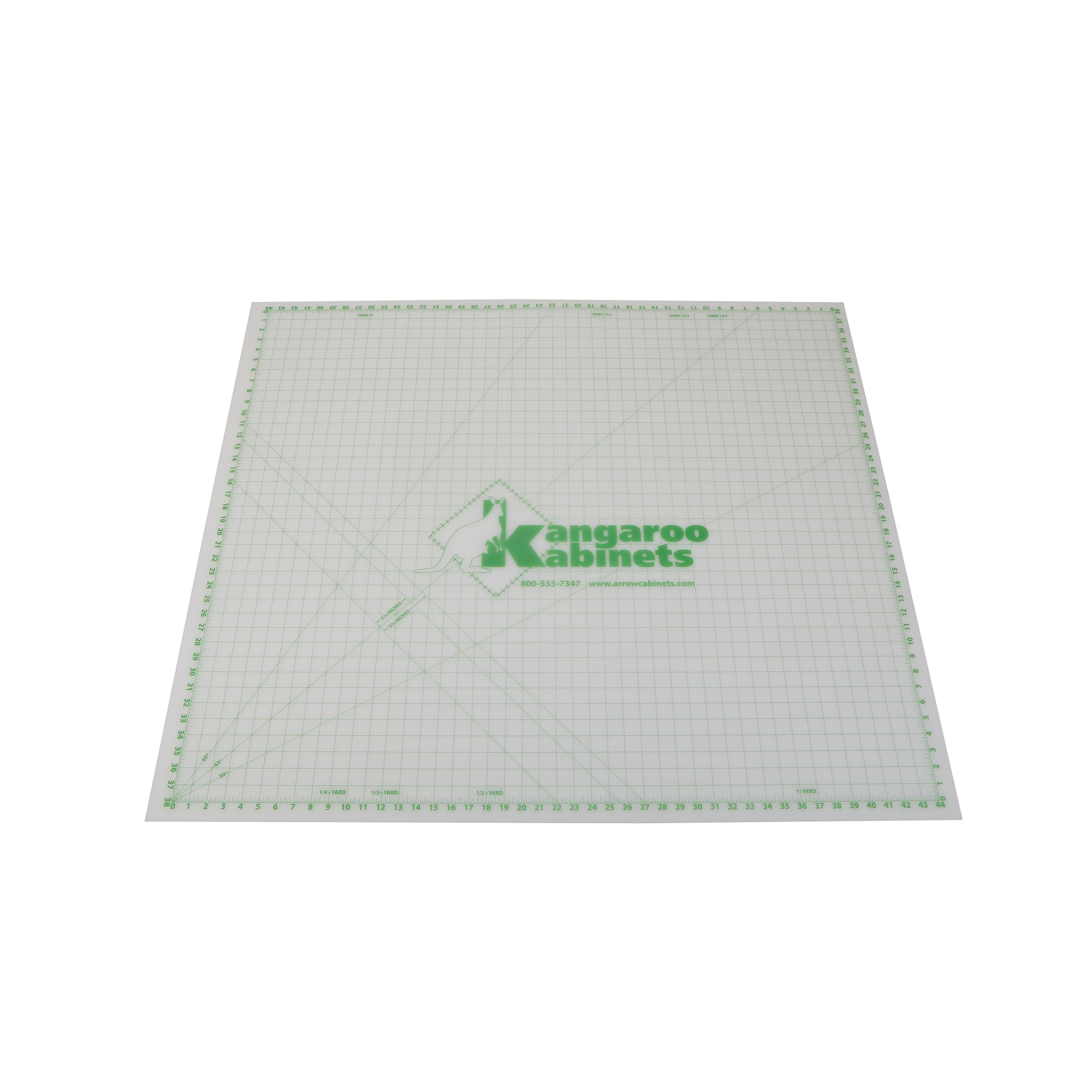 Large Clear and Green Cutting Mat for Crafting Projects