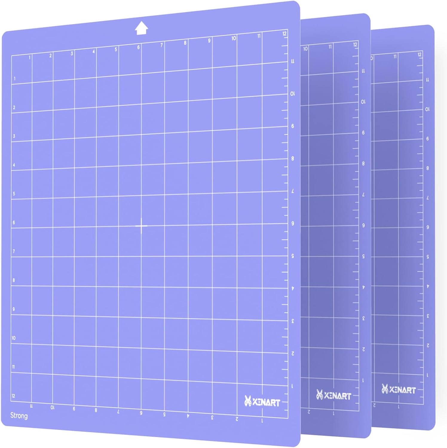 Cutting Mat for Silhouette Cameo 4/3/2/1(3 Mats,12x12 inch) Strong Adhesive Sticky Accessories Craft Vinyl Replacement Cut Mats for Silhouette Cameo