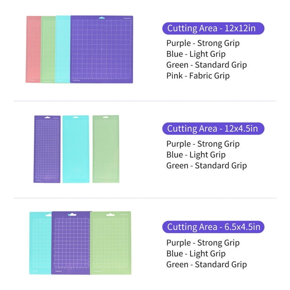 Cutting Pad,Cricut Hine Plotter Hine Mat Adhesive * 12 Inch 12 * 12 Compatible With Adhesive Non-slip Compatible 4pcs 12 * Wemay Inch Ment Mat Dsfen With Siluette Cameo