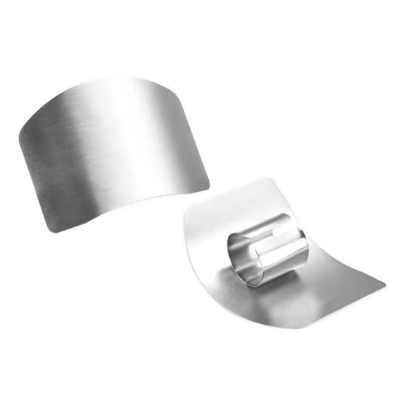 Cutting Protector Aid, Reusable Stainless Steel Adjustable Cutting Finger Protector For Food Slicing Chopping For Kitchen