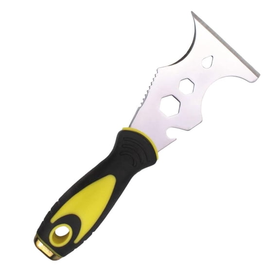 Cutting Putty Thickened Stainless Steel Cement Shovel Tool, Multifunctional Cleaner Scraper Drum
