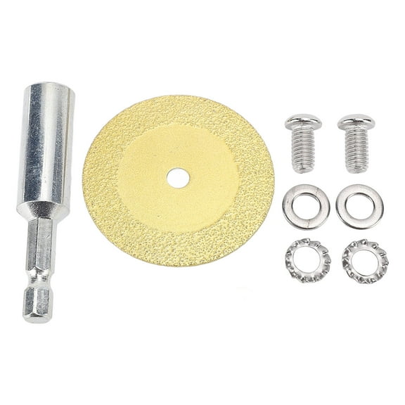 Cutting Wheel, High Strength Carbon Steel Easy To Use Tool Cutting Disc Professional With 1/4 Inch Hex Shank For Ceramics For Glass