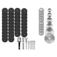 thumbnail image 1 of Cutting Wheel Set 60 pcs for Rotary Tool Compatible Dremel HSS Circular Saw Blades Diamond Wheels Cut Off 1/8’’ Shank Mandrels with Keyless Chuck, 1 of 3