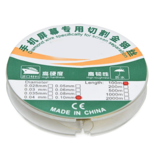 Cutting Wire Separation Line String Molybdenum Alloy 100 Meters for