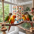 thumbnail image 1 of Cuttlebone Bird Chew Toy with Hanging String, Beak Grinding Mineral Stick for Cockatiels Budgies Lovebirds Parakeets and Small Parrots Cage Enrichment, 1 of 6