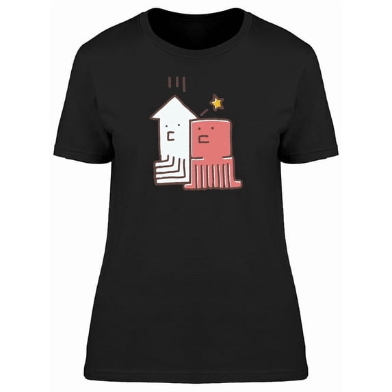 Cuttlefish And Octopus Tee Men's -Image by Shutterstock