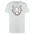thumbnail image 1 of Cuttlefish Getting Angry Cartoon T-Shirt Men -Image by Shutterstock, Male 3X-Large, 1 of 2
