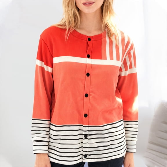 Cutuoiiu Knitted Cardigan for Women Button Open Front Warm Jacket Gifts