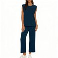 thumbnail image 1 of Cutuoiiu Plus Size Women's Solid Color Loose Fit Wide Leg Jumpsuit with Ruched Bust Design and Pockets for Spring and Summer Daily Wear Gifts, 1 of 7
