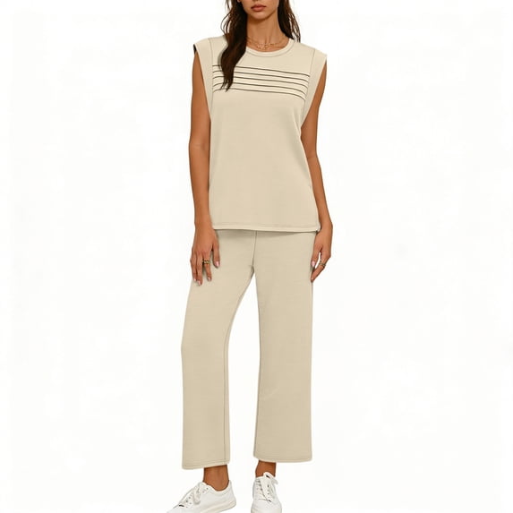 Cutuoiiu Plus Size Women's Solid Color Loose Fit Wide Leg Jumpsuit with Ruched Bust Design and Pockets for Spring and Summer Daily Wear Gifts
