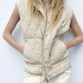 thumbnail image 1 of Cutuoiiu Quilted Jackets for Women, Stand Collar Zip Up Women's Vest Coat Gifts, 1 of 9