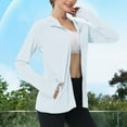 thumbnail image 1 of Cutuoiiu Sun Protection Shirts for Women Long Sleeve Athletic Jackets for Women Full Zip Lightweight Outdoor Hooded Jacket Gifts, 1 of 8