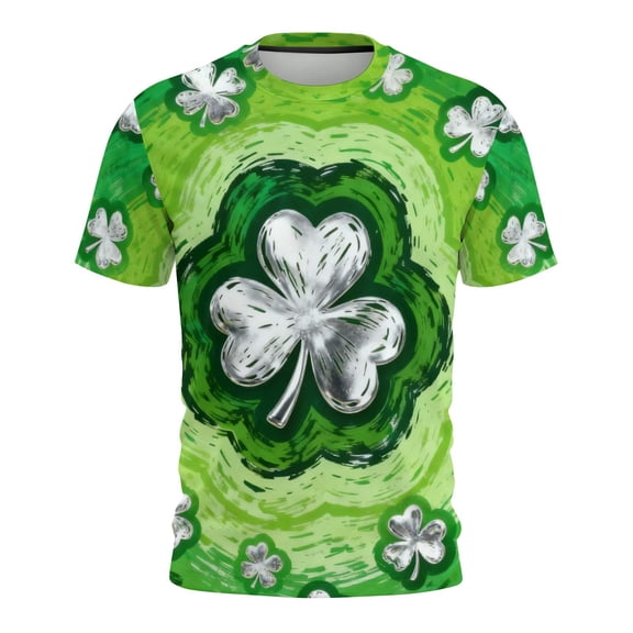 Cutuoiiu Unisex Crewneck Short Sleeve St Patricks Shirts Casual Party Tops Gifts