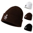 thumbnail image 1 of Cutuoiiu Unisex Knit Hat Fall Winter Halloween Pattern Cuffed Soft Warm Casual Cap Daily Wear, 1 of 7
