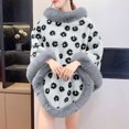 thumbnail image 1 of Cutuoiiu Women's Casual Winter Warm Shawl Jacket with Print Gifts, 1 of 4