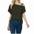thumbnail image 1 of Cutuoiiu Women's Cozy Round Neck Fashionable Short Sleeved T-shirts Gifts, 1 of 3