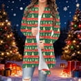 thumbnail image 1 of Cutuoiiu Women's Fashionable Christmas Printed Long Sleeve Cardigan Jackets Gifts, 1 of 7