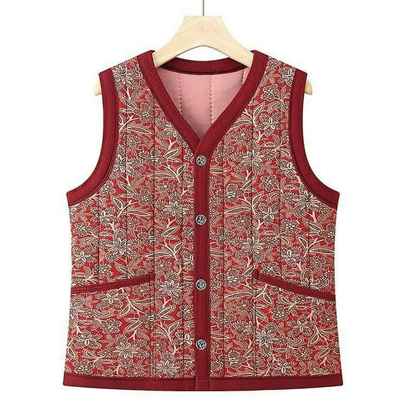 Cutuoiiu Women's Warm Fleece Sleeveless Outerwear Jacket with Pockets Gifts