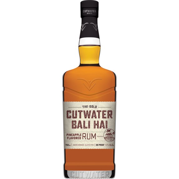 Cutwater Spirits Bali Hai Tiki Gold Rum, 750ml Single Bottle, 40% ABV