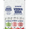 thumbnail image 1 of Cutwater Spirits Classic Vodka Soda Mixed 8 pack, 12 fl oz Cans, 5% ABV, 1 of 6