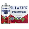 thumbnail image 1 of Cutwater Vodka Spicy Bloody Mary, 4 pack 12 fl. oz. Aluminum Cans, 10% ABV, 1 of 10