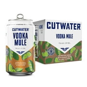 Cutwater Spirits Vodka Mule, 4 pack 12 fl. oz. Aluminum Cans, 7% ABV
