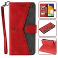 thumbnail image 1 of Cutyskin For iPhone XR Wallet Case with [RFID Blocking] Card Holder,Flip Kickstand Magnetic Clasp PU Leather Premium High Quality Retro with Hand Strap Shockproof Case,Red, 1 of 8
