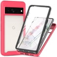 thumbnail image 1 of Cutyskin for Google Pixel 8 Pro Case, with Built in Screen Protector Heavy Duty Drop Protection, 2 in 1 Full Body Rugged Shockproof Dust Proof Dual Layer Tough Protective Phone Cover, Pink, 1 of 5