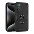 thumbnail image 1 of Cutyskin for Motorola Moto Edge 30 Case, Ring Holder with Camera Lens Protection & Kickstand Military Grade Drop Tested Shockproof Heavy Duty Protective Magnetic Phone Case, Black, 1 of 7