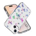 thumbnail image 1 of Cutyskin Stylish Marble Pattern for iPhone 15 Phone Case, Slim & Lightweight Anti-Scratch Shockproof Rugged Cover Full Body Protection Fashion Case for iPhone 15, Butterfly, 1 of 6
