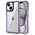 thumbnail image 1 of Cutyskin for iPhone 13 Case, Military-Grade Protection Transparent Non-Yellowing, Compatible with Wireless Charging, Ultra Thin Lightweight Shockproof Phone Case for iPhone 13,Purple, 1 of 8